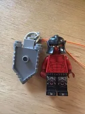 New Lego Nexo Knights - Crust Smasher (nex027) 5004388 Key Chain