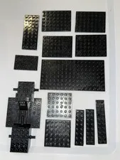 LEGO black vehicle parts pieces planks elements lot