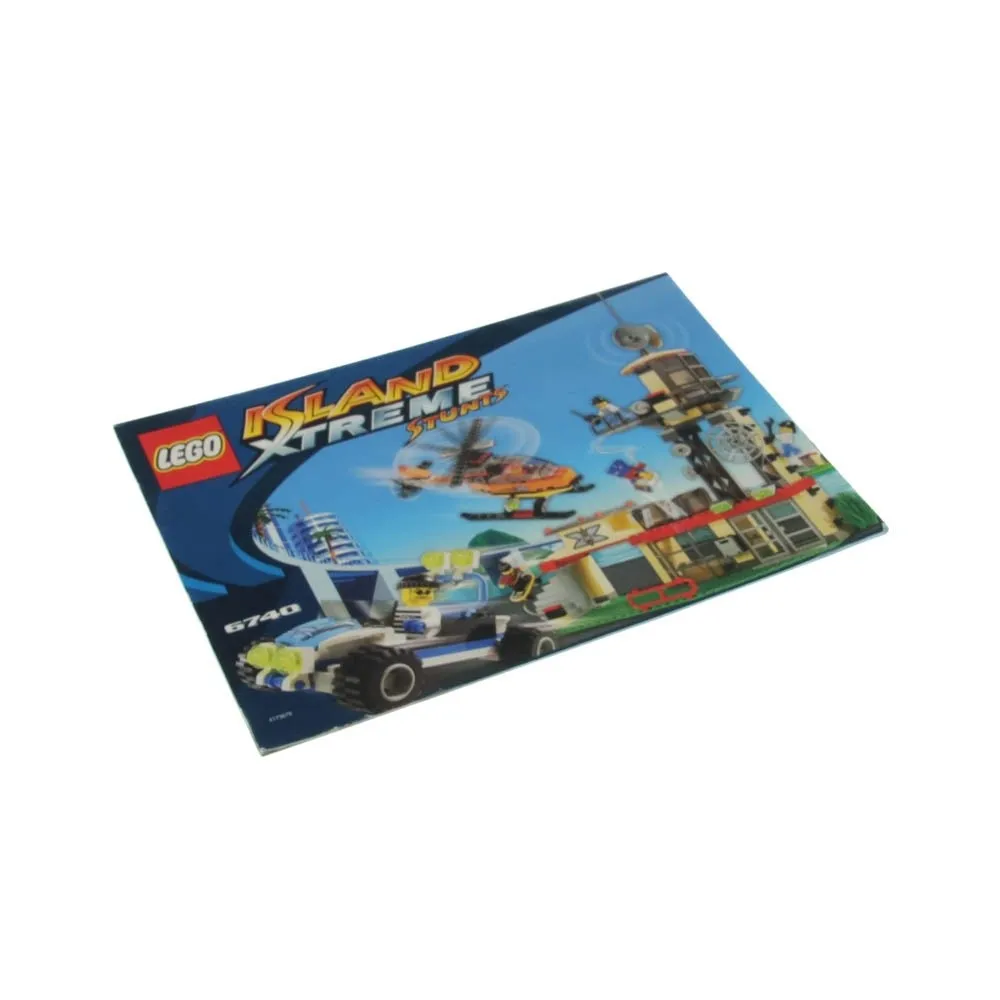 1x Lego Building Instructions B-Stock Worn Booklet Island Xtreme Stunts Xtreme Tower 6740