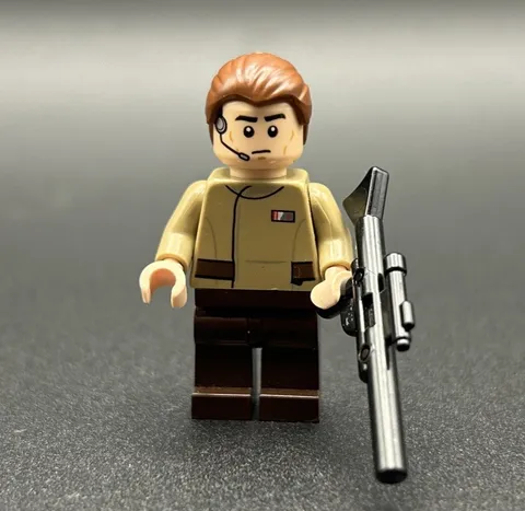 ✅ LEGO Star Wars Minifigure Resistance Officer Headset sw0699 Minifig (75131)