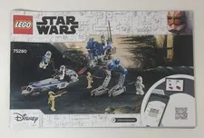 Lego 75280 501st Legion Clone Troopers Instruction Manual Book Only - No Bricks