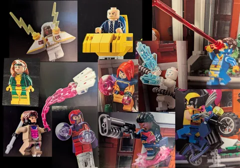 LEGO 76294: X-Men X-Mansion Minifigures Complete set New Never Assembled