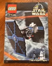 Original LEGO 7146 TIE Fighter Instruction Manual Star Wars 2001