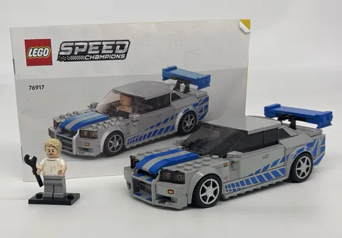 LEGO SPEED CHAMPIONS 76917 2 Fast 2 Furious Nissan Skyline GT-R - 100% Complete