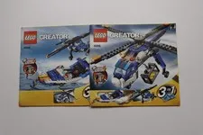 LEGO® 4995 Creator 3 In 1 Cargo Copter Instruction Manuals Only!