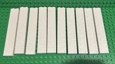 Lot Of 100x White 1x2 Lego Masonry Bricks