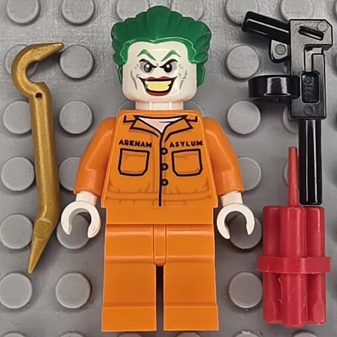 Lego DC Super Heroes Minifigure SH0598 The Joker Prison Jumpsuit