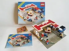 LEGO 6371 Shell Service Station 1983 Complete incl Box & Instructions Original Packaging 6371-1