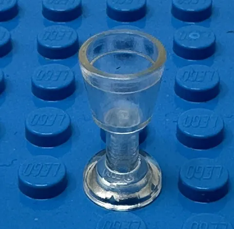 Lego Parts 2343 Minifigure, Utensil Goblet Stemware Glass x1