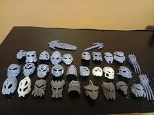 Bionicle 3D Printed Masks and Accessories Lot