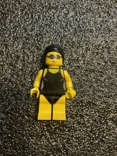 Lego Swimming Champion Minifigure Collectible Series 7 CMF Swimmer USA