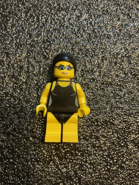 Lego Swimming Champion Minifigure Collectible Series 7 CMF Swimmer USA