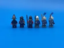 LEGO Castle 2013: Dragon & Crown Knight Minifigure Lot Of 6 W/ Weapons