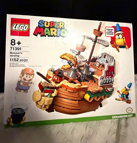 LEGO Super Mario Bowser’s Airship Expansion Set 71391 1152 Pieces 8+ Box