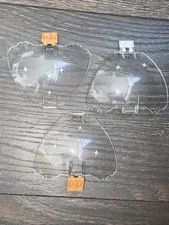 LEGO 3x Trans-Clear Windscreen Quarter Dome 87375 Lot 41760