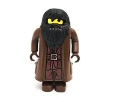 LEGO Harry Potter Rubeus Hagrid Minifigure w/Yellow Head & Brown Hands