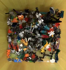LEGO BIONICLE Bulk Lot Mixed Parts & Pieces Multicolor Plastic