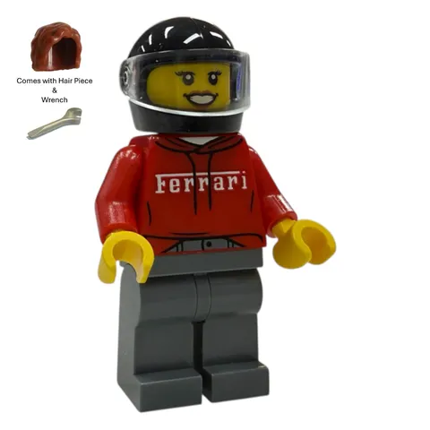 LEGO Minifigure sc142 Ferrari SF90 XX Stradale Driver Genuine New