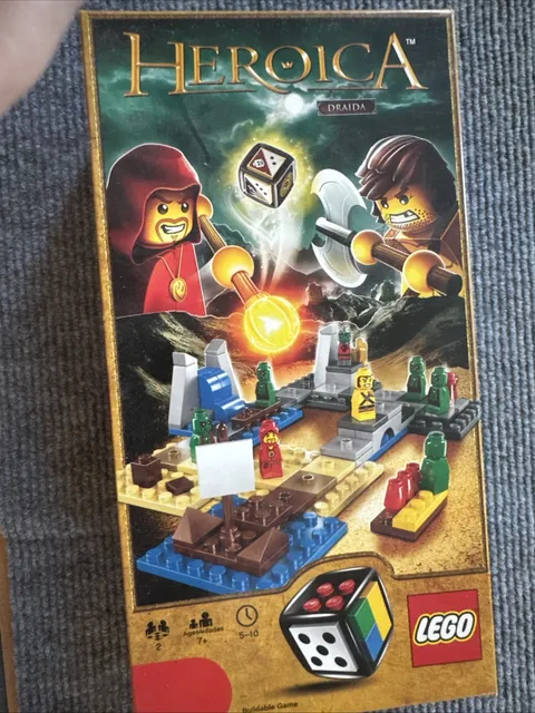 LEGO Heroica Draida 3857 COMPLETE SET with Box and Instructions LEGO Open box