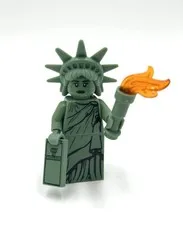LEGO Lady Liberty Minifigure CMF Series 6 8827 4th of July Statue of Liberty