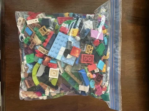 001 Gallon size bag FULL mixed legos Lego lot bricks bluey mini figures building