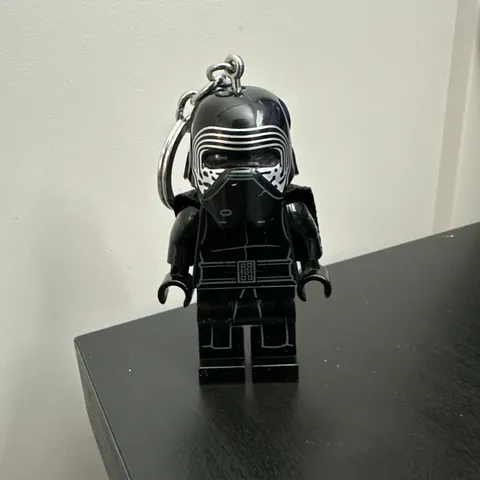 LEGO Star Wars Kylo Ren Minifigure Keychain Plastic Metal Movies Collectible Toy