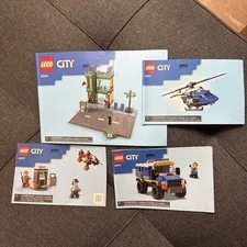 LEGO INSTRUCTIONS Manual Various CITY BULK LOT of 4 (60317)