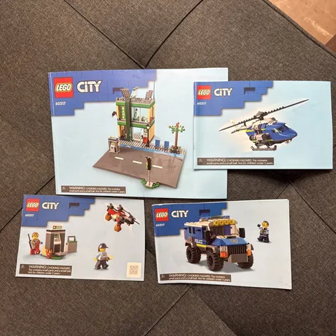 LEGO INSTRUCTIONS Manual Various CITY BULK LOT of 4 (60317)