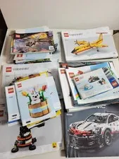LEGO Instruction Manual Lot 70+ Booklets Technic Marvel Friends Creator Duplo