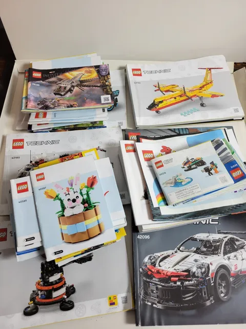 LEGO Instruction Manual Lot 70+ Booklets Technic Marvel Friends Creator Duplo