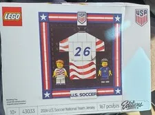 "LEGO Editions 2026 U.S. Soccer National Team Jersey -set # 43033
