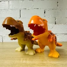 T-Rex Jurassic Park World Dinosaur Lot LEGO Duplo Minifigure Figure