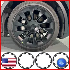 Kalofor For Tesla Model Y 20 Inch Wheel Rim Protector Hubcaps Induction Wheels