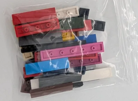 LEGO various sized tiles (13+ pcs) various colors Brick lot