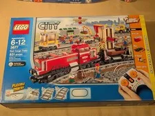 LEGO City "Red Cargo Train" 3677- Brand New Factory Sealed (Retired)