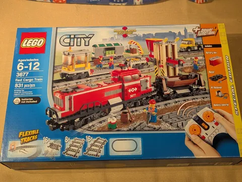 LEGO City "Red Cargo Train" 3677- Brand New Factory Sealed (Retired)