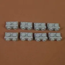 LEGO 99780 Bracket 1 x 2 - 1 x 2 Inverted Light Bluish Gray x8 Genuine