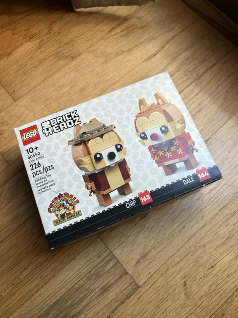 LEGO Chip & Dale Rescue Rangers Disney 40550 Brickheadz New In Sealed Box
