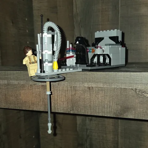 LEGO Star Wars Episode Luke VS Darth Vader Custom Moc. Shelf Decor