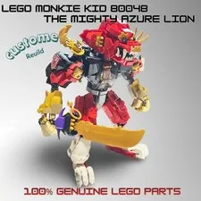 LEGO MONKIE KID 80048 The Mighty Azure Lion DREAMZzz Custom Rebuild