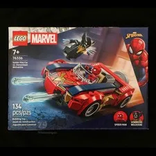 LEGO Marvel Spider-Man Car vs Venomized Wolverine 76336 New Sealed NISB