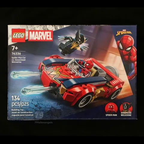 LEGO Marvel Spider-Man Car vs Venomized Wolverine 76336 New Sealed NISB