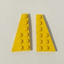 Lego 54384 54383 Yellow Replacement Add-on Pieces Parts Lot of 2