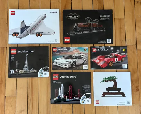 LEGO Instruction Manual Lot