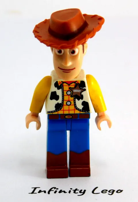 LEGO 2010-2011  Woody with Large Head Minifigure Toy Story Buzz Rescue 7590