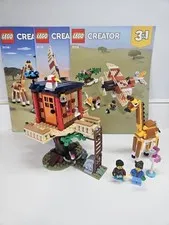 LEGO Creator 31116 Safari Wildlife Tree House 100% Complete Manual Minifigure