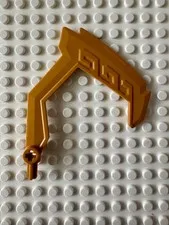 LEGO Large Figure Weapon Sickle with Axle End and Axle Hole 5310 Pearl Gold