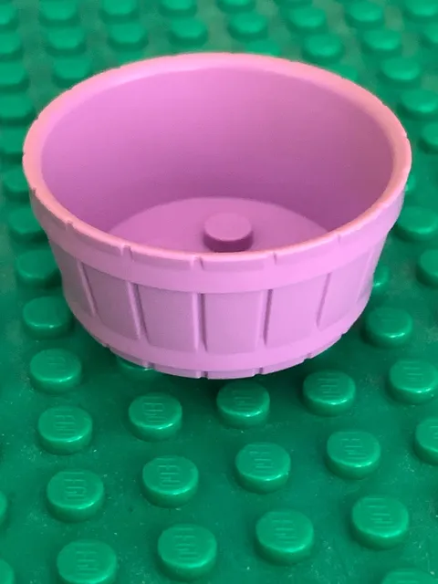 LEGO® MiniFigure Half Large Barrel, Container, Bushel Basket.