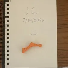 LEGO BIONICLE Toa Tahu Arm Replacement, Part 32476 Orange