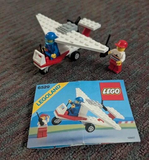 LEGO Legoland 6529 Ultra Light I 100% Complete w/Instructions
